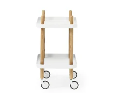 Normann Copenhagen Ablage Block Metall/ Auf Rollen - Weis Cheap