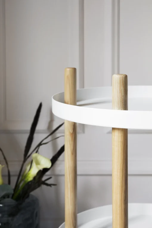 Normann Copenhagen Ablage Block Metallholz Natur / O 45 Cm - Holz Natur - Weis Store