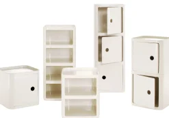 Kartell Ablage Componibili Plastikmaterialquadratisch - Weis Online