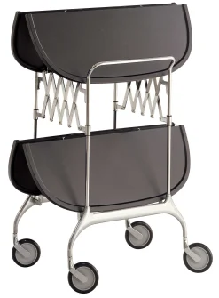 Kartell Ablage Gastone Plastikmaterial- Verchromt - Weis Glanzend Shop