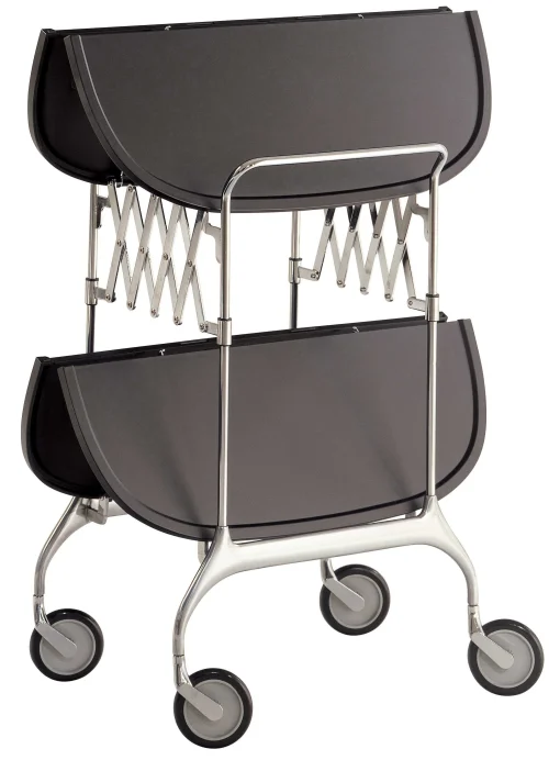Kartell Ablage Gastone Plastikmaterial- Verchromt - Weis Glanzend Shop