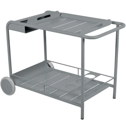 Fermob Ablage Luxembourg Metall Grau / Aluminium - Gris Lapilli Sale