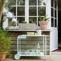Fermob Ablage Luxembourg Metall Grau / Aluminium - Gris Lapilli Sale