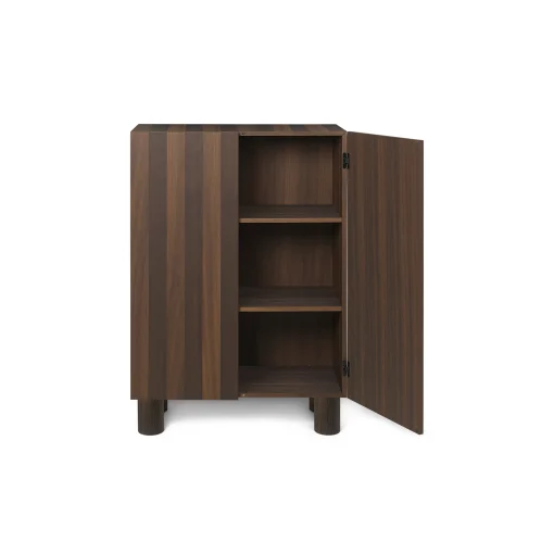 Ferm Living Ablage Post Holz Natur / L 92 X H 134 Cm -  Handgefertigte Einlegearbeiten - Geraucherte Eiche Fashion