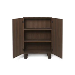 Ferm Living Ablage Post Holz Natur / L 92 X H 134 Cm -  Handgefertigte Einlegearbeiten - Geraucherte Eiche Fashion