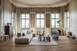 Ferm Living Ablage Post Holz Natur / L 92 X H 134 Cm -  Handgefertigte Einlegearbeiten - Geraucherte Eiche Fashion
