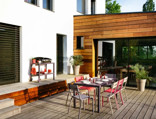 Fermob Ablage Quiberon Metall Rot / Grillablage - Pepper Fashion