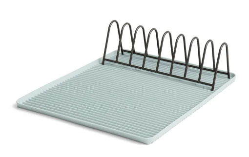 Hay Abtropfgestell Dish Drainer Plastikmaterial Blau / Tablett - Hellblau Store