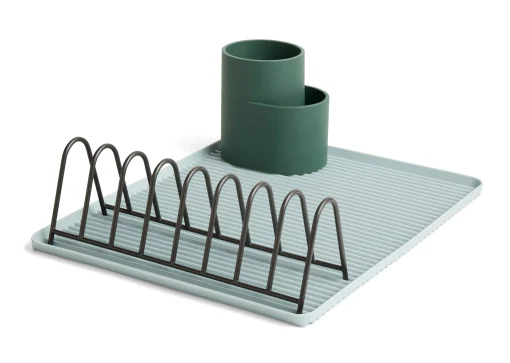 Hay Abtropfgestell Dish Drainer Plastikmaterial Blau / Tablett - Hellblau Store