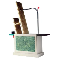 Memphis Milano Anrichte Beverly Plastikmaterial Holz / By Ettore Sottsass, 1981 - Bunt Store