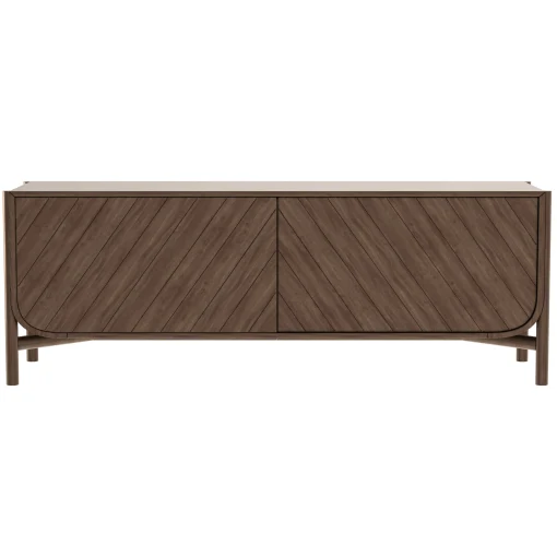 Harto Anrichte Marius Holz Natur / Tv-Möbel L 185 X H 65 Cm - Nussbaum Best