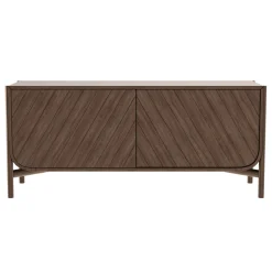 Harto Anrichte Marius Holz Natur / Tv-Möbel L 155 X H 65 Cm - Nussbaum Sale