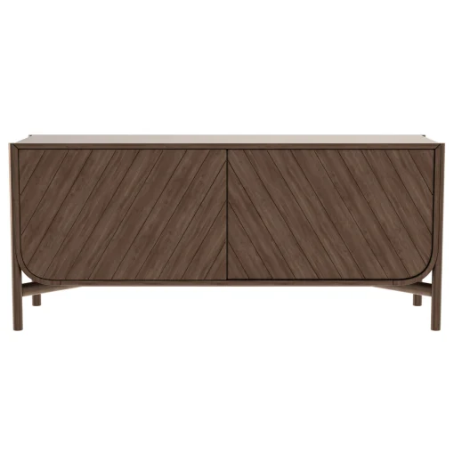 Harto Anrichte Marius Holz Natur / Tv-Möbel L 155 X H 65 Cm - Nussbaum Sale