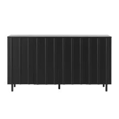 Normann Copenhagen Anrichte Rib Holz/ L 159 X H 86,5 Cm - Schwarz Flash Sale