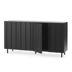 Normann Copenhagen Anrichte Rib Holz/ L 159 X H 86,5 Cm - Schwarz Flash Sale