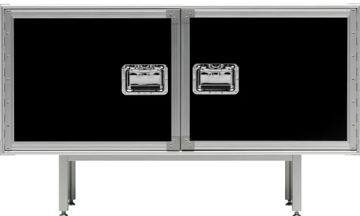 Diesel with Moroso Anrichte Total Flightcase Metall Holzl 120 Cm - Schwarz Store
