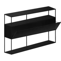 Zeus Anrichte Tristano Metall/ L 150 X H 103 Cm - Stahl - Schwarz Cheap