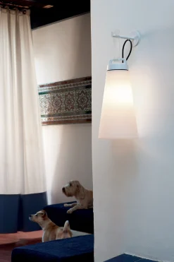 Carpyen Armlehne  Metall/ Fur Sasha-Lampe - Weis Cheap
