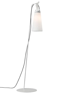 Carpyen Armlehne  Metall/ Fur Sasha-Lampe - H 174 Cm - Weis Clearance