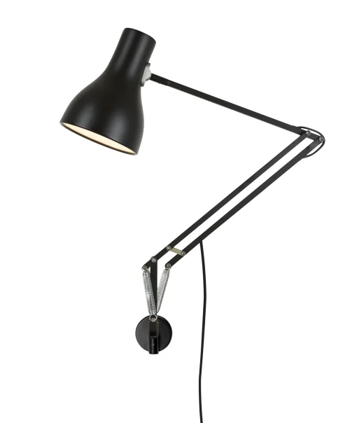 Anglepoise Armlehne  Metall Schwarz / Fur -Lampen - Tiefschwarz Discount