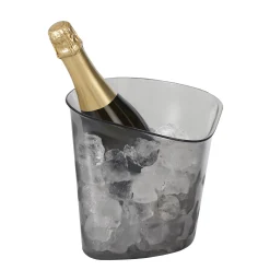 Alessi Armlehne  Plastikmaterial Grau / Abnehmbarer Kubel Fur Pick-Up-Beistelltisch - Rauchgrau Online