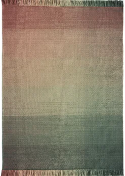 Nanimarquina Außenteppich Shade Palette 3 Textil Rosa Grun / 200 X 300 Cm - Grun - Rosa Online