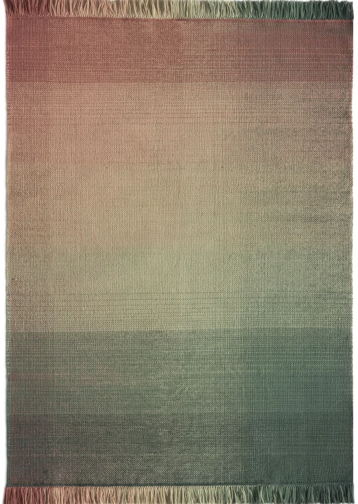 Nanimarquina Außenteppich Shade Palette 3 Textil Rosa Grun / 200 X 300 Cm - Grun - Rosa Online