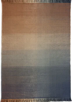Nanimarquina Außenteppich Shade Palette 2 Textil Blau Orange / 200 X 300 Cm - Blau - Orange Hot
