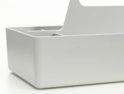 Vitra Aufbewahrungsbehalter Toolbox Re Plastikmaterial/ Recycelt - In Facher Aufgeteilt / 32 X 16 Cm - Grau Sale