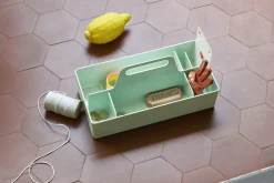 Vitra Aufbewahrungsbehalter Toolbox Re Plastikmaterial/ Recycelt - In Facher Aufgeteilt / 32 X 16 Cm - Grau Sale