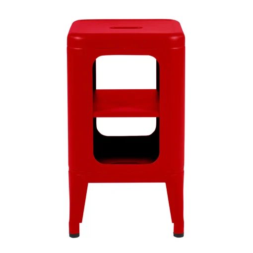 Tolix Aufbewahrungsmöbel Mt 500 Metall/ Hocker - H 54 Cm - Rot Store
