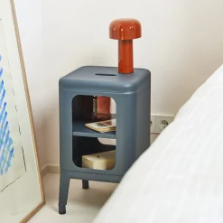 Tolix Aufbewahrungsmöbel Mt 500 Metall/ Hocker - H 54 Cm - Rot Store