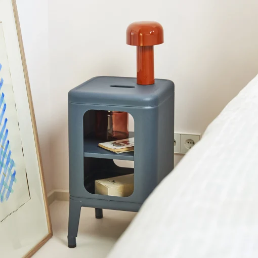 Tolix Aufbewahrungsmöbel Mt 500 Metall/ Hocker - H 54 Cm - Rot Store