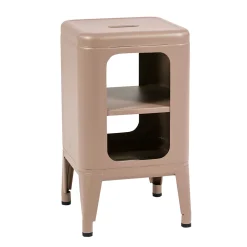 Tolix Aufbewahrungsmöbel Mt 500 Metall/ Hocker - H 54 Cm - Rosa Fashion