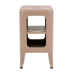 Tolix Aufbewahrungsmöbel Mt 500 Metall/ Hocker - H 54 Cm - Rosa Fashion
