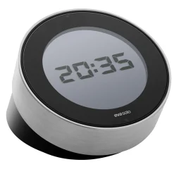 Eva Solo Backofenthermometer Cook 'N Time Schwarz Metall / 3 In 1 - Uhr Und Eieruhr - Metall - Schwarz Sale