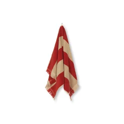 Ferm Living Badetuch Alee Textil Rot Braun / 50 X 100 Cm - Camel Clair - Rot Cheap