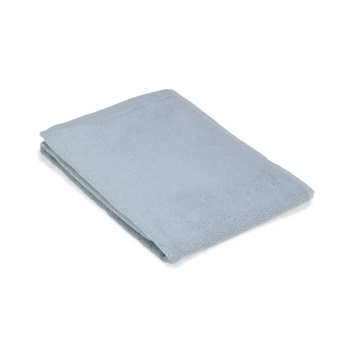 Au Printemps Paris Badetuch Bouclette Textil Grun / 50 X 100 Cm - Biobaumwolle - Blassgrun Sale