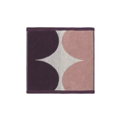 Marimekko Badetuch Harka Textil Rosa Violett / 30 X 30 Cm - Bordeaux - Gebrochen Weis - Rosa Best