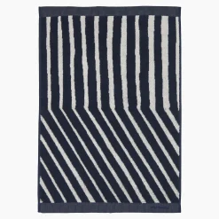 Marimekko Badetuch Kalasaaski Textil Blau / 50 X 70 Cm - Dunkelblau - Gebrochen Weis Discount