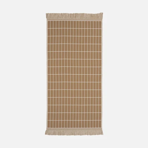 Marimekko Badetuch Tiiliskivi Textil Braun Beige / 50 X 100 Cm - Braun - Gebrochen Weis Sale