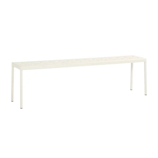 Hay Bank Balcony Metall Beige / L 165 Cm - Stahl - Beige Craie Clearance