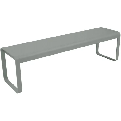 Fermob Bank Bellevie Metall Grau / L 161 Cm - 4-Sitzer - Gris Lapilli Outlet