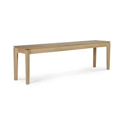 Ethnicraft Bank Bok Holz Natur / L 166 Cm - Eiche Massiv - Eiche Natur Discount