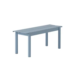 Muuto Bank Linear Metall Blau / Stahl - L 110 Cm - Hellblau Cheap