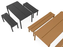 Muuto Bank Linear Metall/ Stahl - L 110 Cm - Schwarz Shop