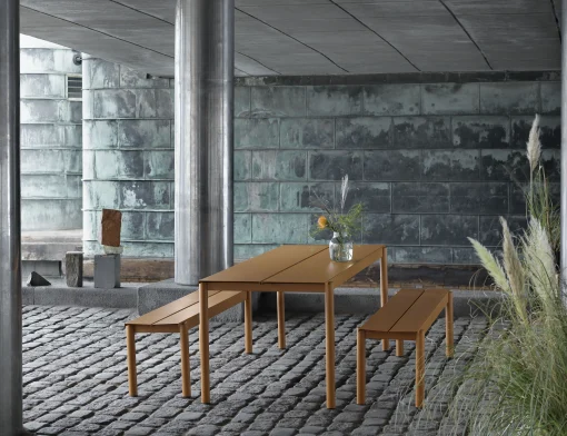 Muuto Bank Linear Metall/ Stahl - L 110 Cm - Schwarz Shop