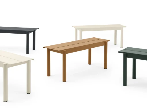 Muuto Bank Linear Metall/ Stahl - L 110 Cm - Schwarz Shop