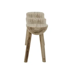Bloomingville Bank Sasuke/ Handgeschnitztes Paulowniaholz L 100 Cm - Holz Natur Cheap