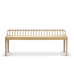Ethnicraft Bank Spindle Holz Natur / Massiv  -  L 150 Cm - Eiche Natur Clearance